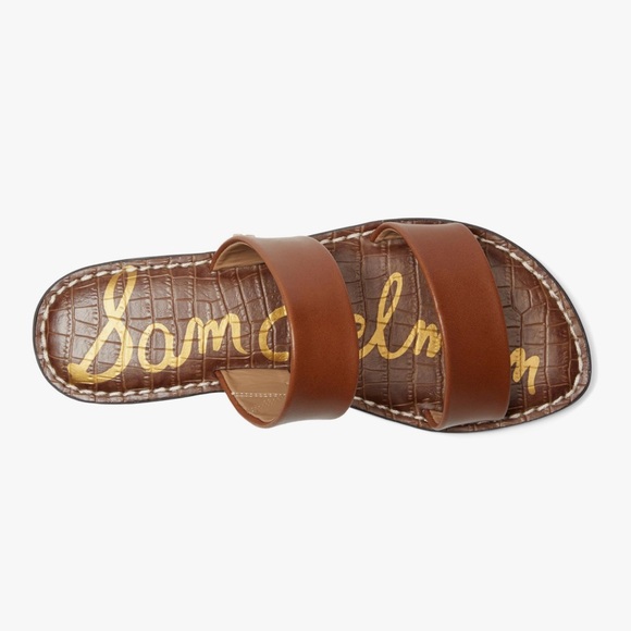 Sam Edelman Gala Brown Slide Sandals - Picture 2 of 4